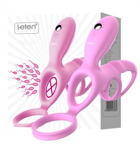 HK LETEN Male Vibrating Delay Cock Ring (G Spot Stimulating)